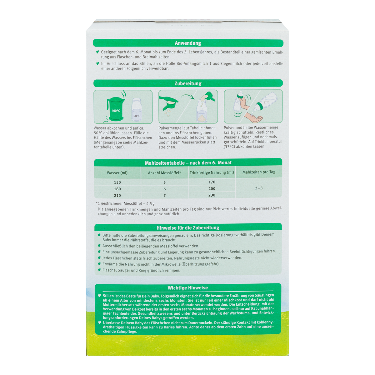 Holle German Goat Milk Formula • Stage 2