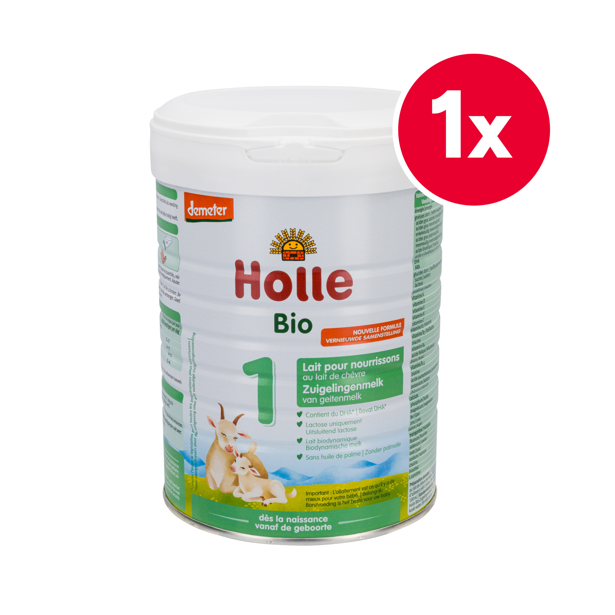 Holle Dutch Goat Milk Baby Formula • Stage 1