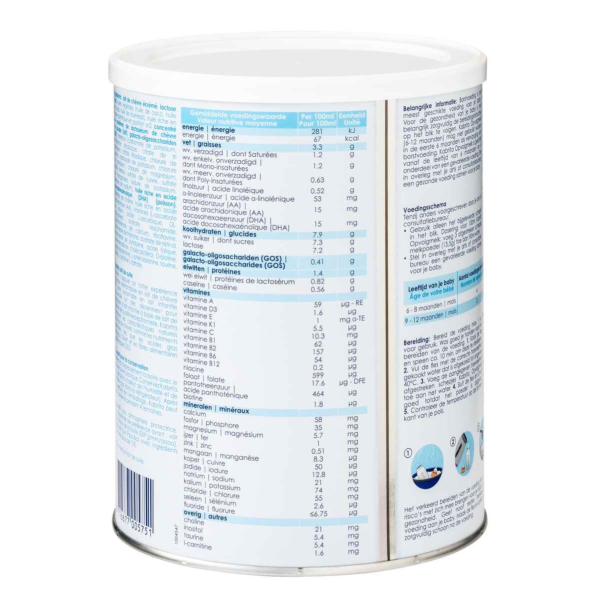 Kabrita Goat Milk Formula 800 gr • Stage 2