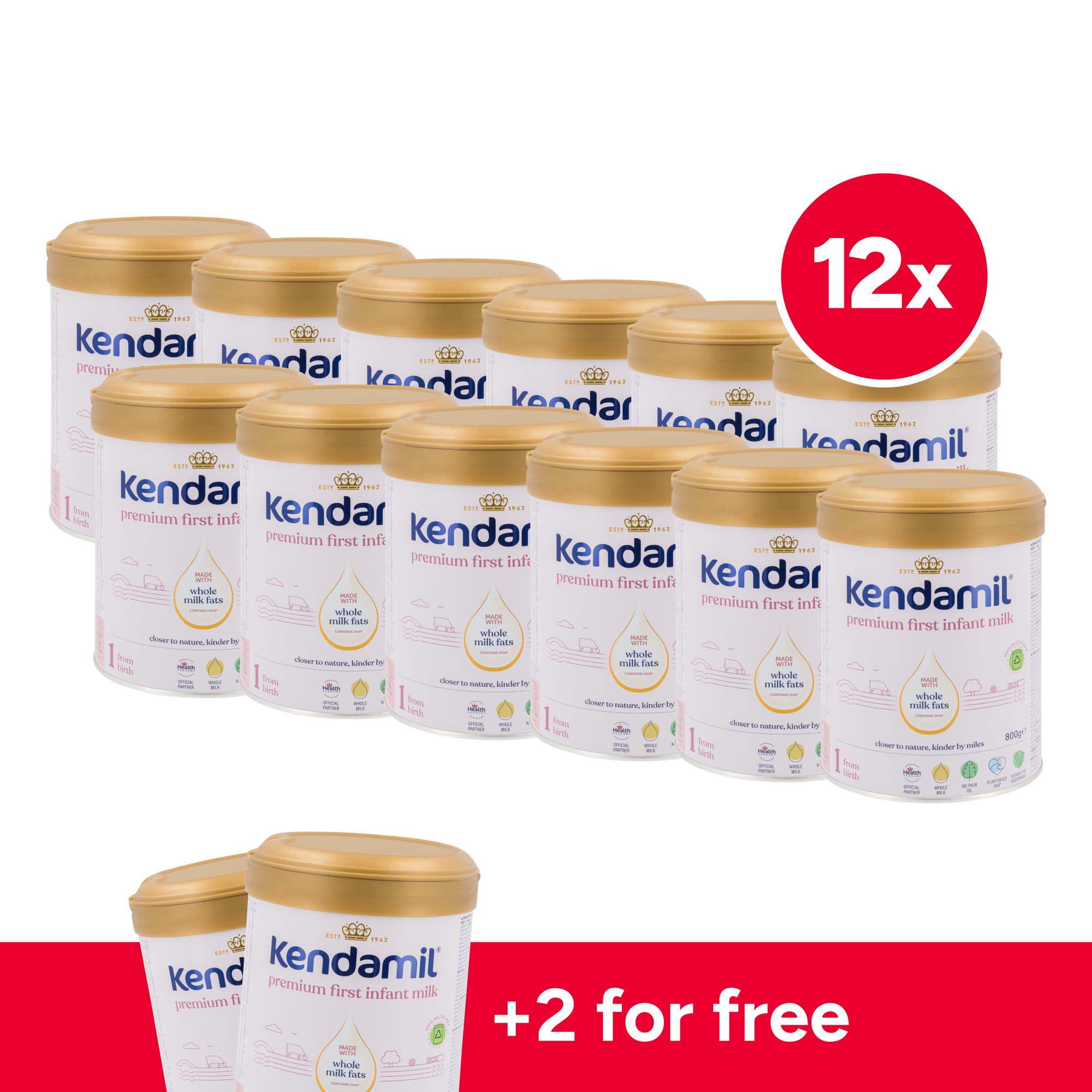 Kendamil Classic Cow Milk Baby Formula • Stage 1