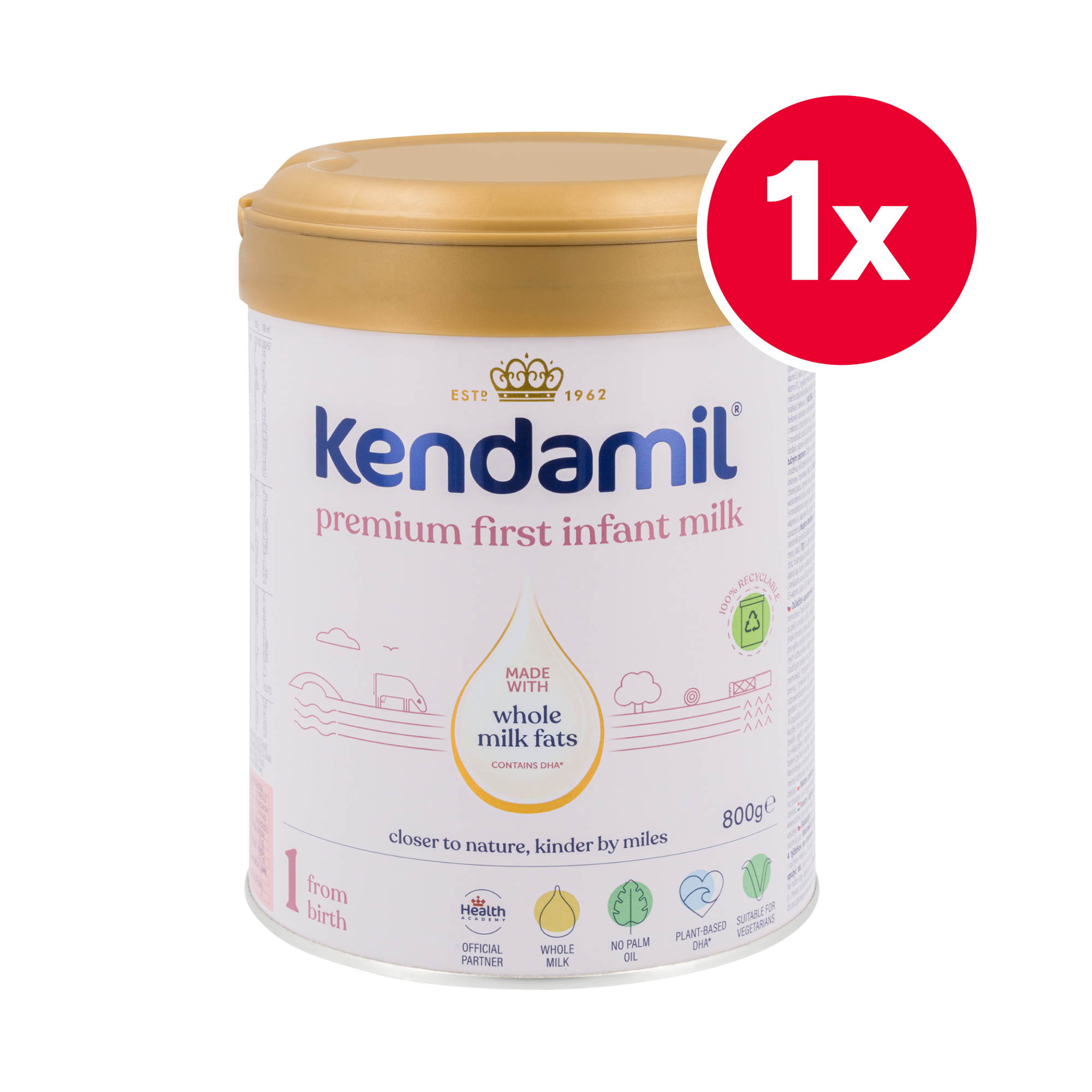 Kendamil Classic Cow Milk Baby Formula • Stage 1