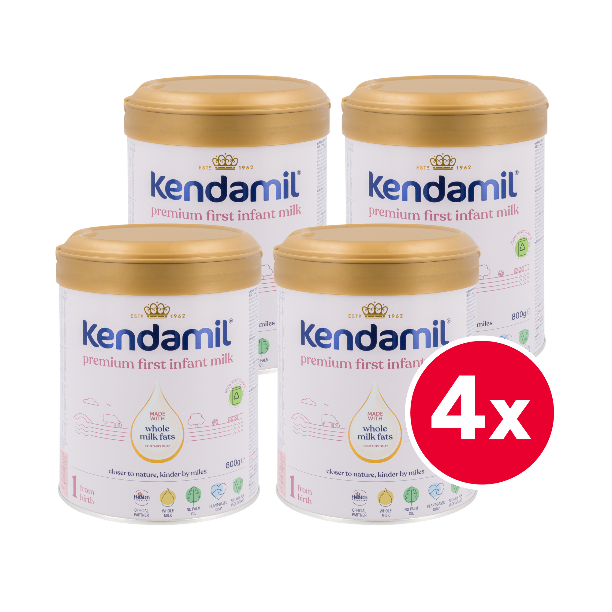 Kendamil Classic Cow Milk Baby Formula • Stage 1