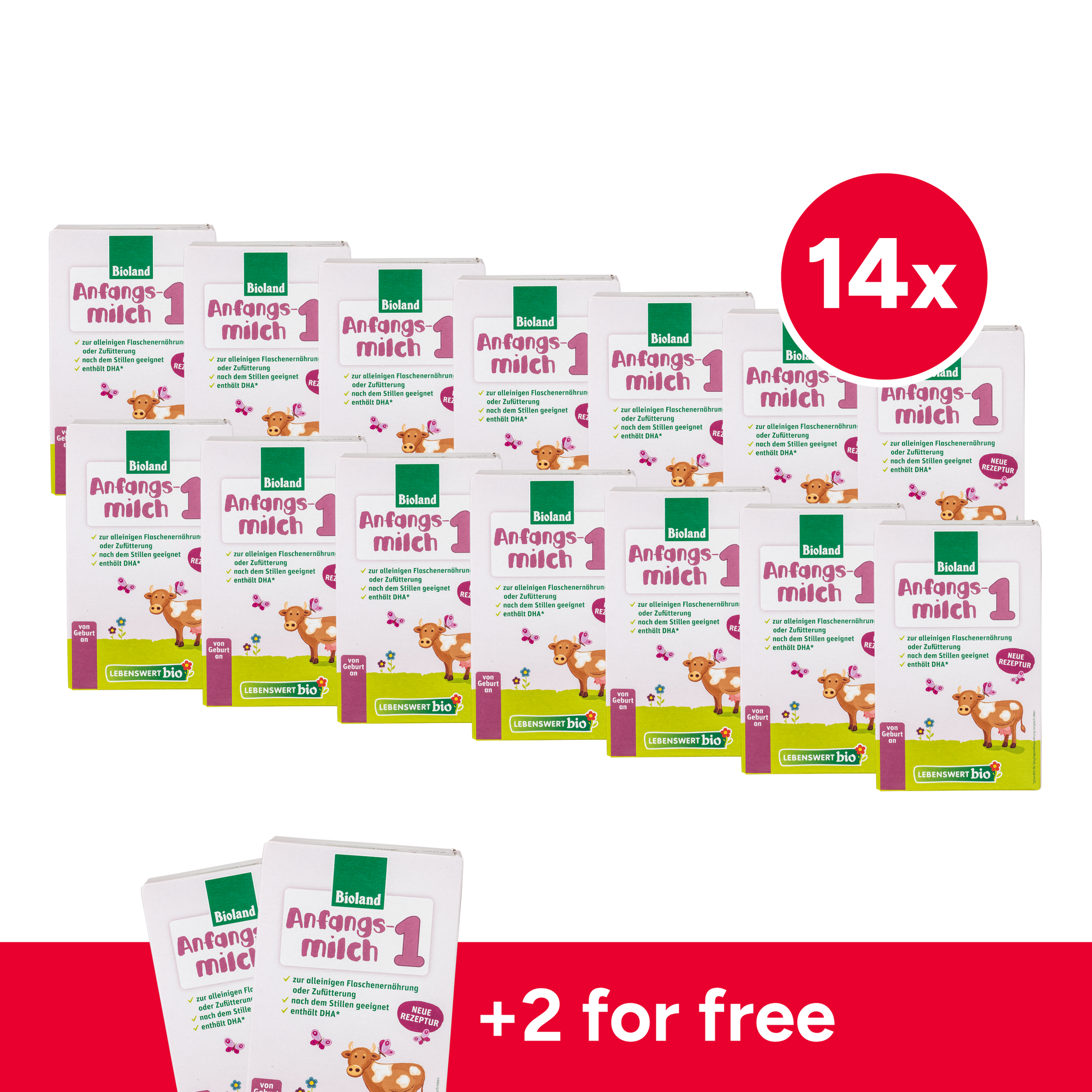Lebenswert Bioland Cow Milk Baby Formula • Stage 1