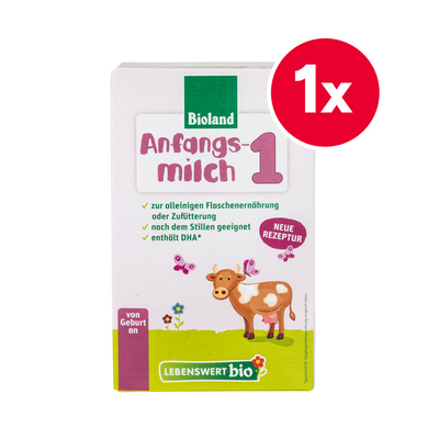 Lebenswert Bioland Cow Milk Baby Formula • Stage 1