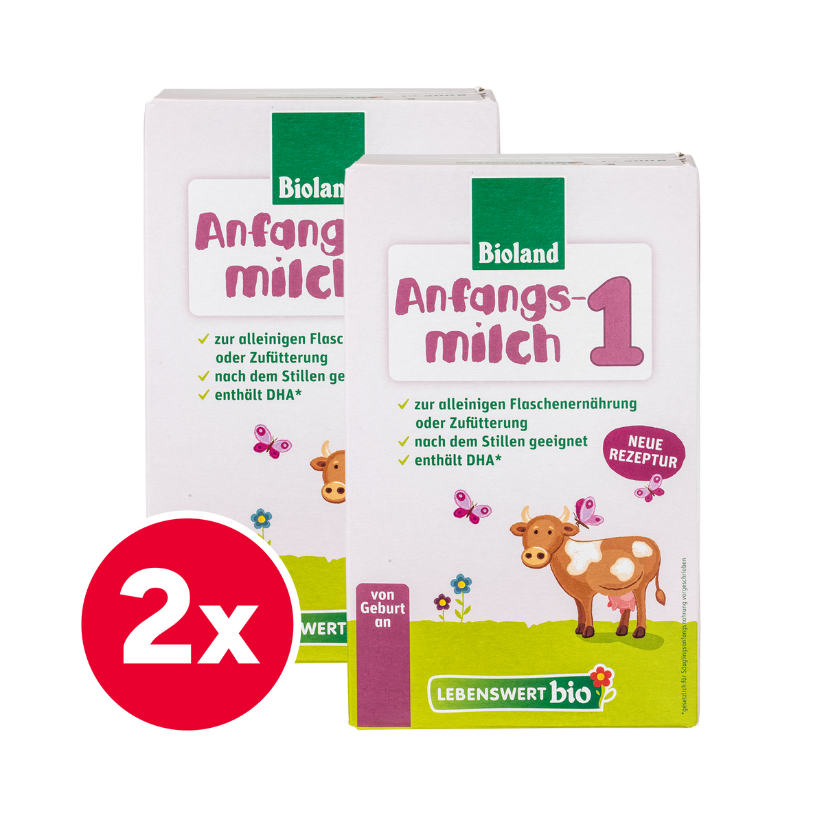 Lebenswert Bioland Cow Milk Baby Formula • Stage 1