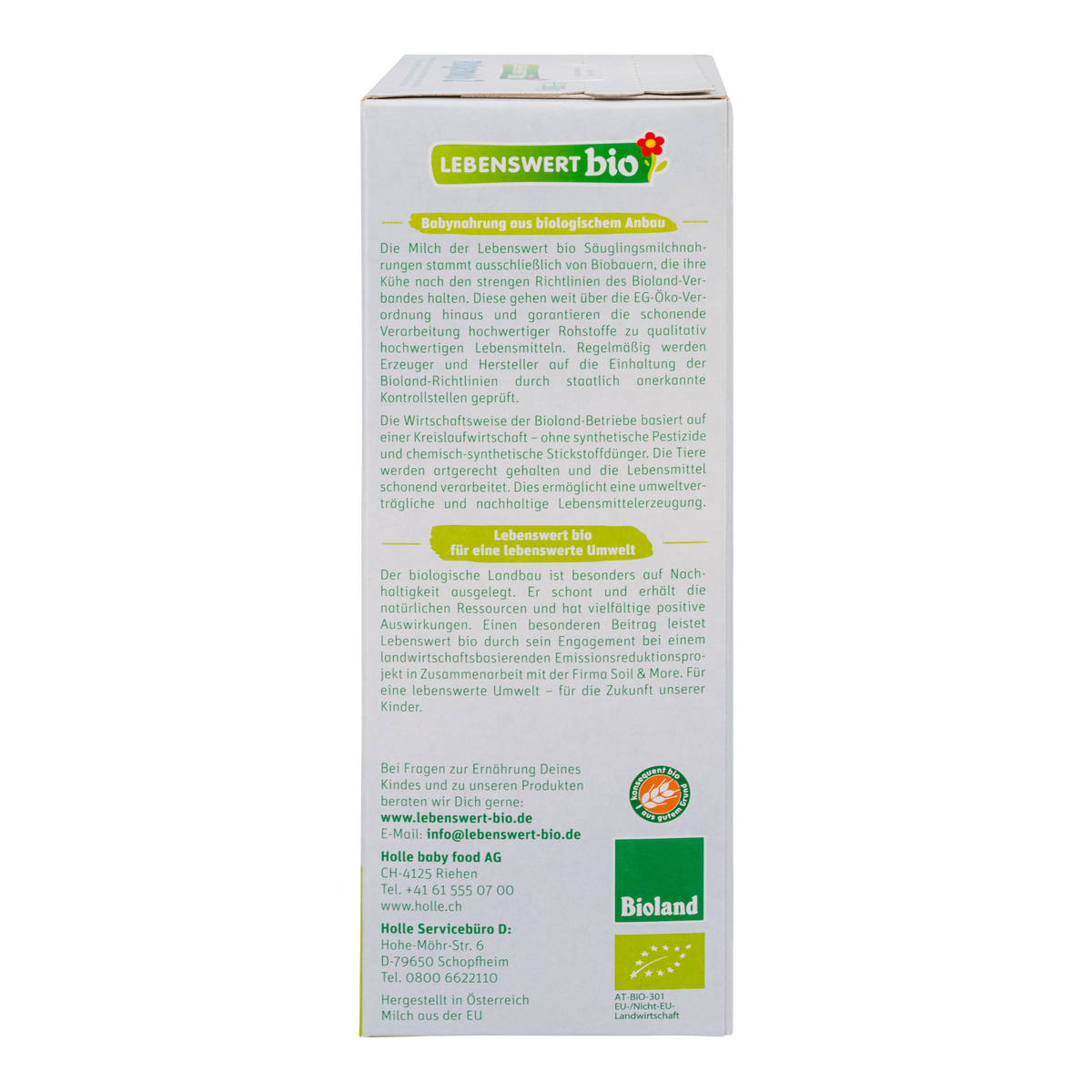 Lebenswert Bioland Cow Milk Formula • Stage 2