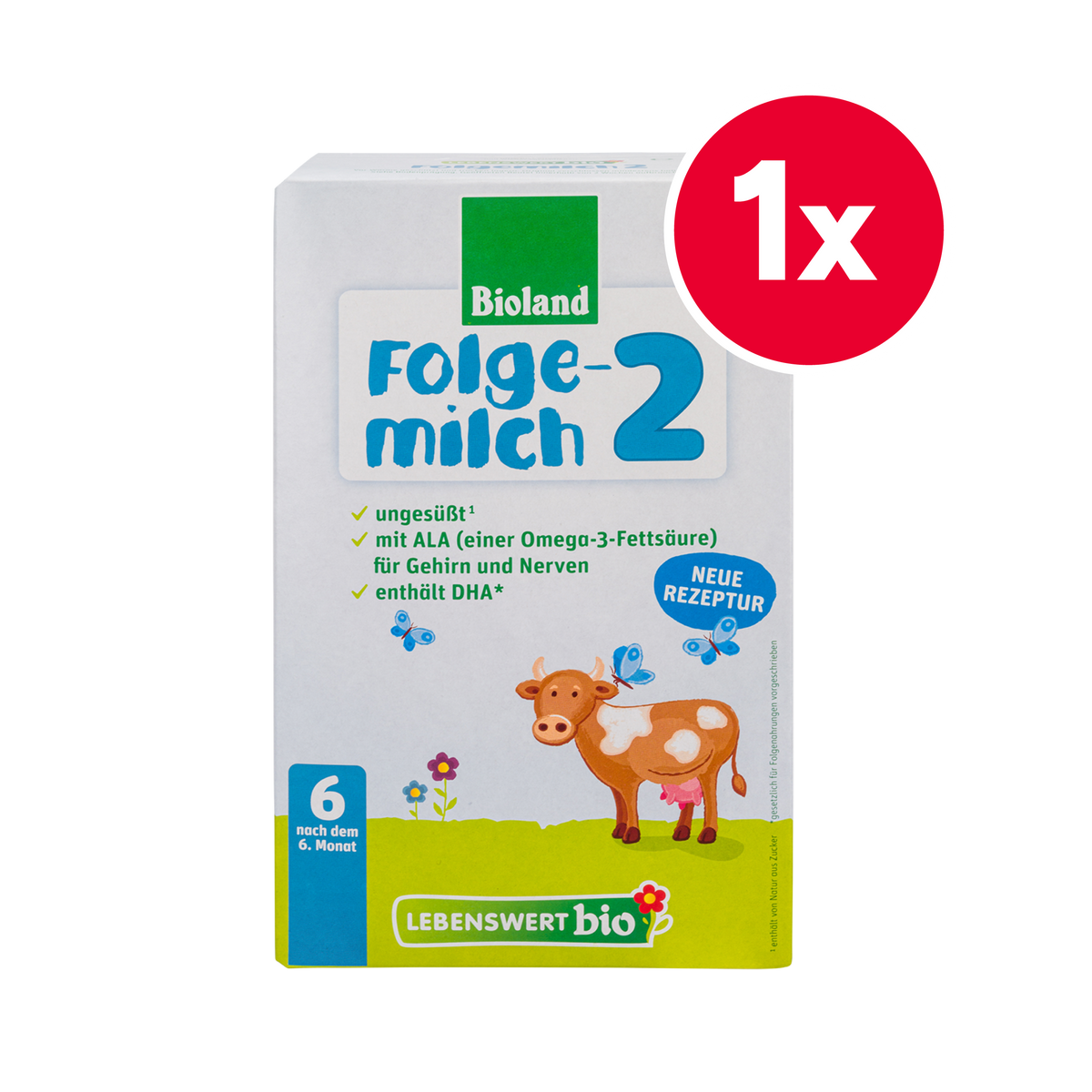 Lebenswert Bioland Cow Milk Baby Formula • Stage 2