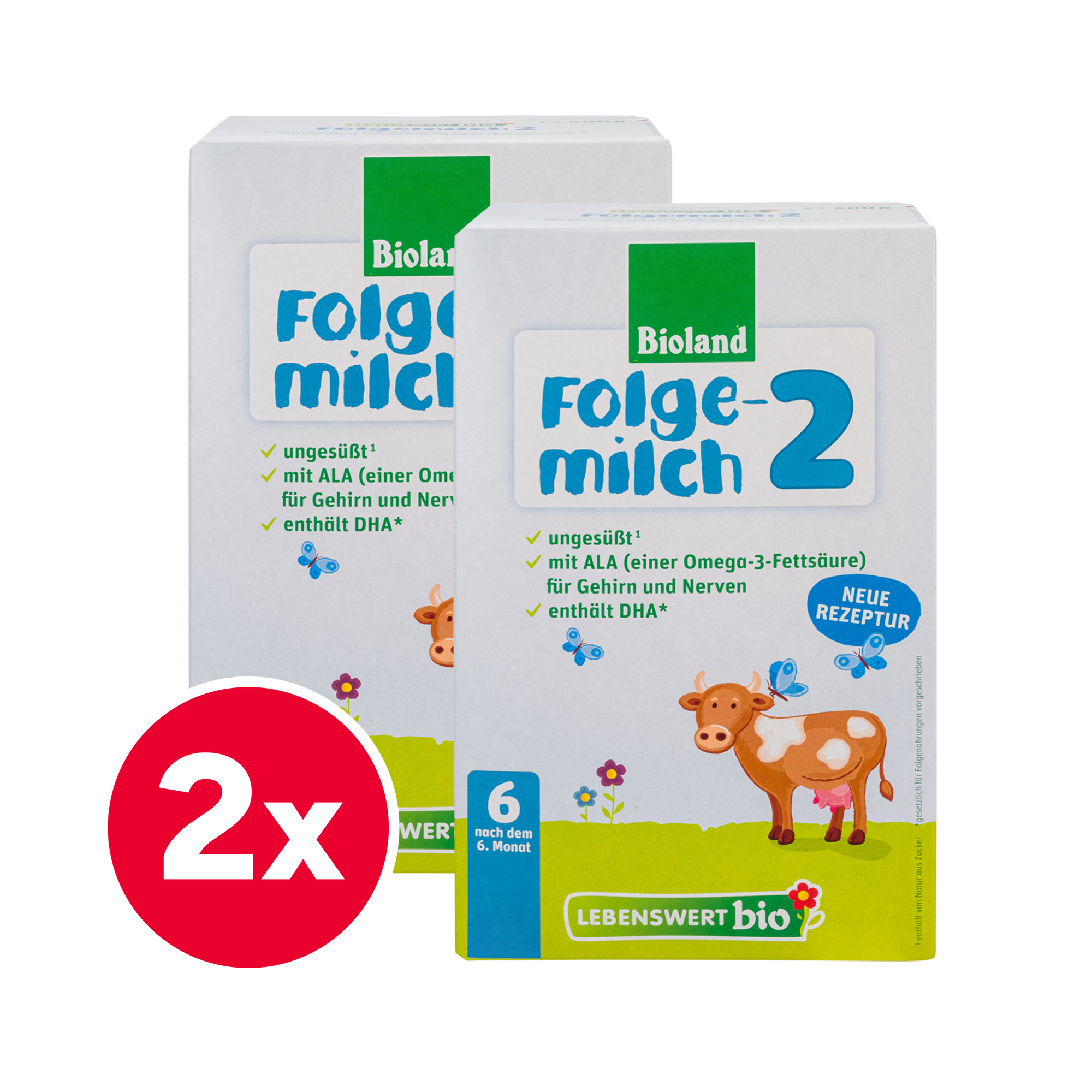 Lebenswert Bioland Cow Milk Baby Formula • Stage 2