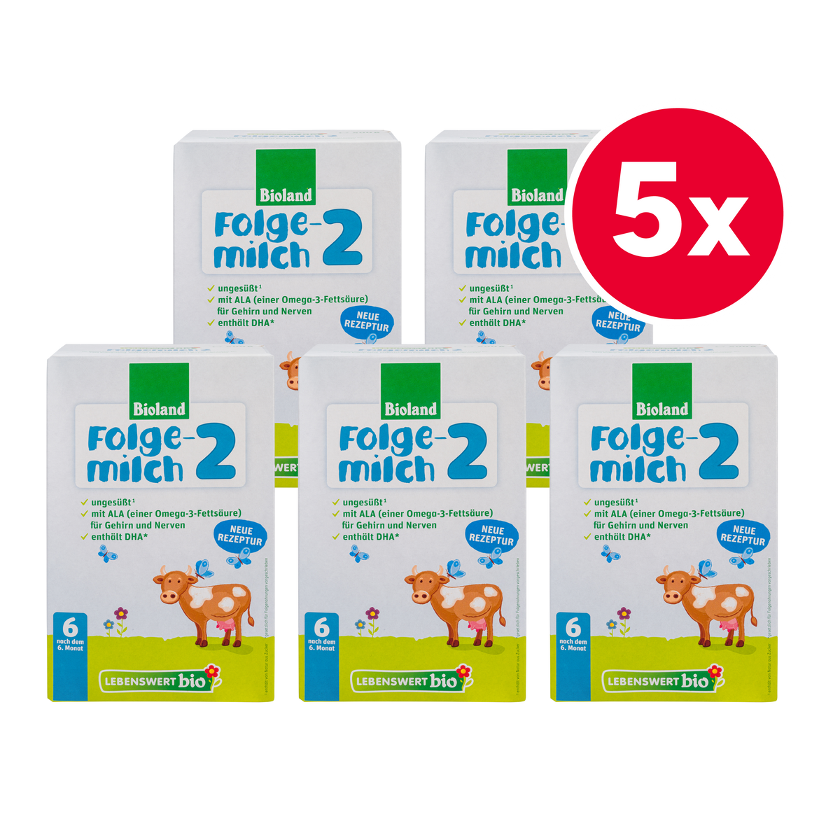 Lebenswert Bioland Cow Milk Baby Formula • Stage 2
