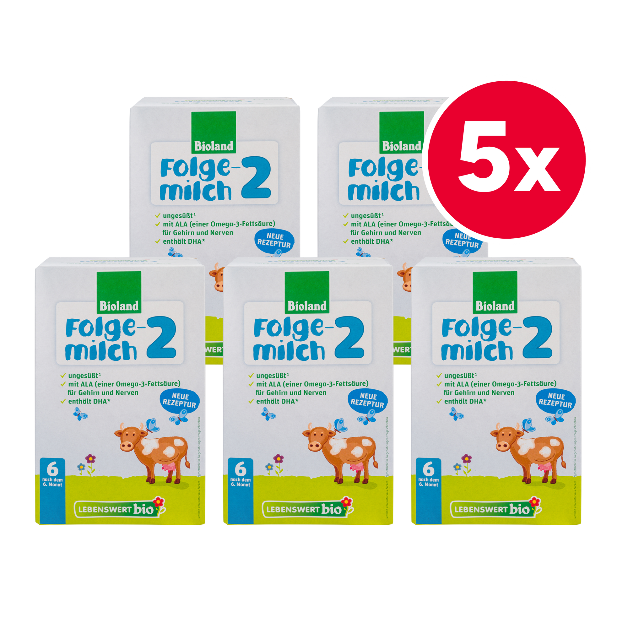 Lebenswert Bioland Cow Milk Baby Formula • Stage 2