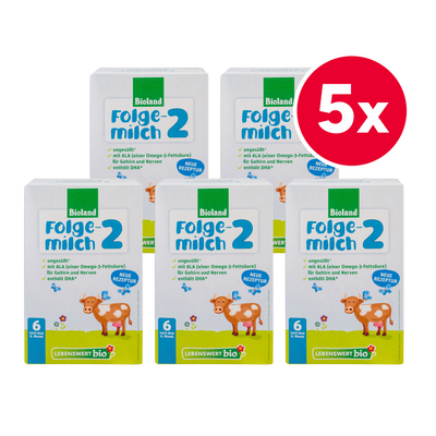 Lebenswert Bioland Cow Milk Baby Formula • Stage 2