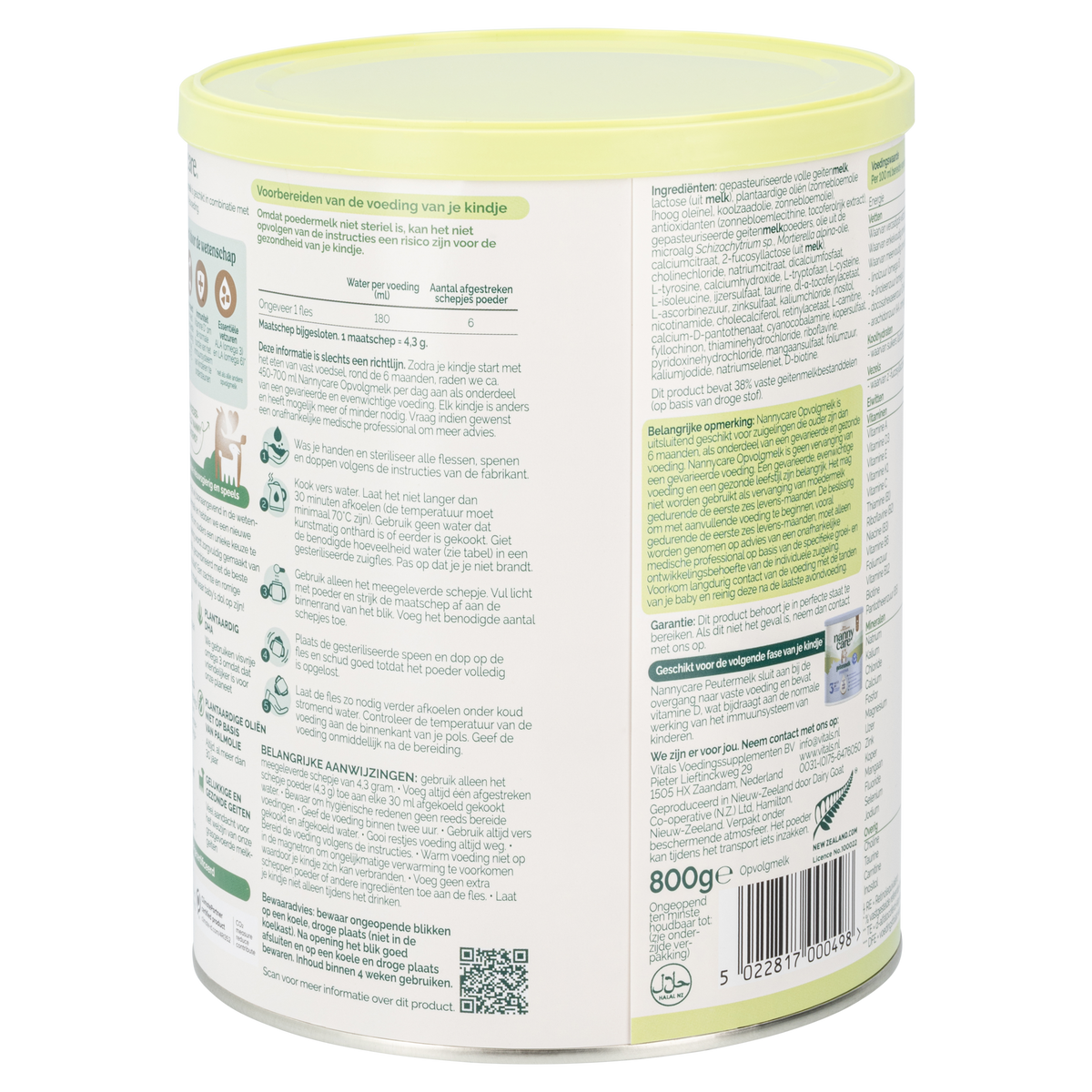 Nannycare Goat Milk Baby Formula • Stage 2