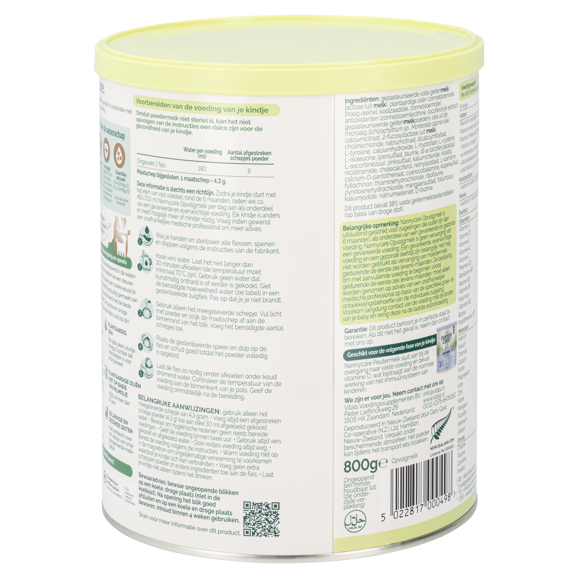 Nannycare Goat Milk Baby Formula • Stage 2
