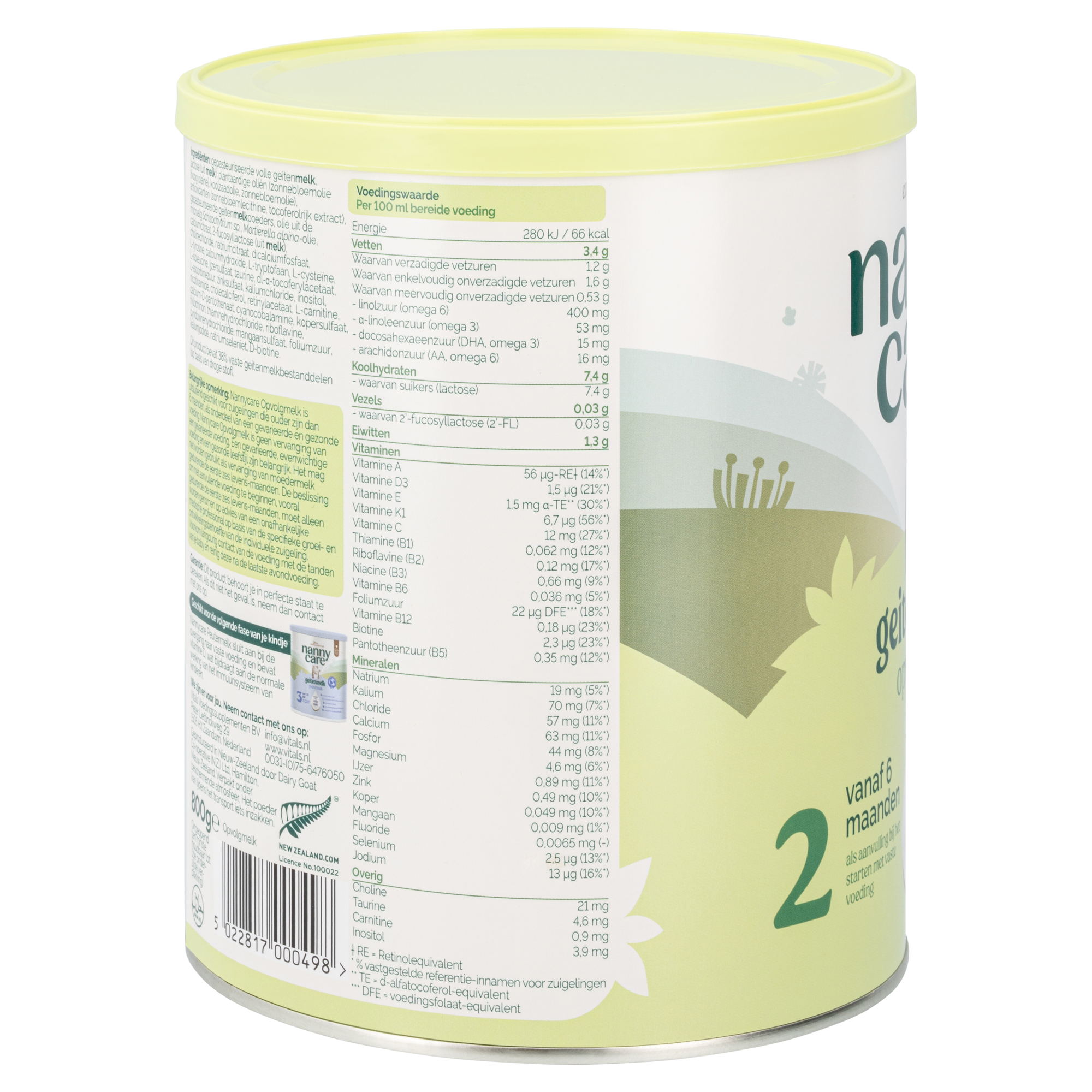 Nannycare Goat Milk Baby Formula • Stage 2