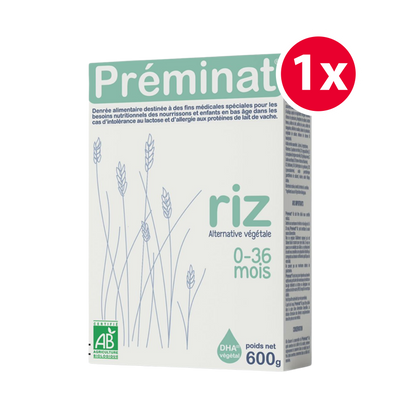 Préminat Riz Vegan Organic Infant Milk • All Stages
