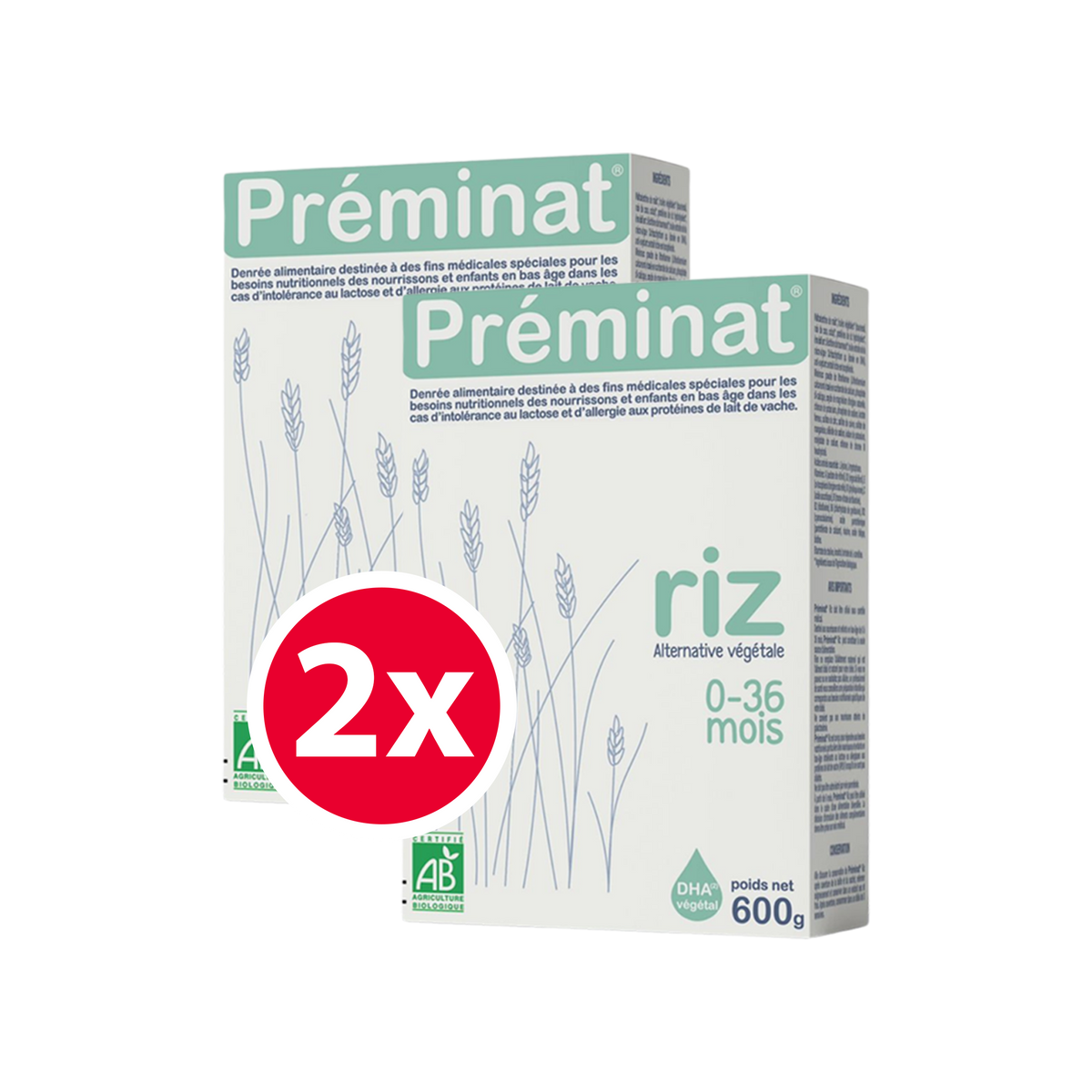 Préminat Riz Vegan Organic Infant Milk • All Stages