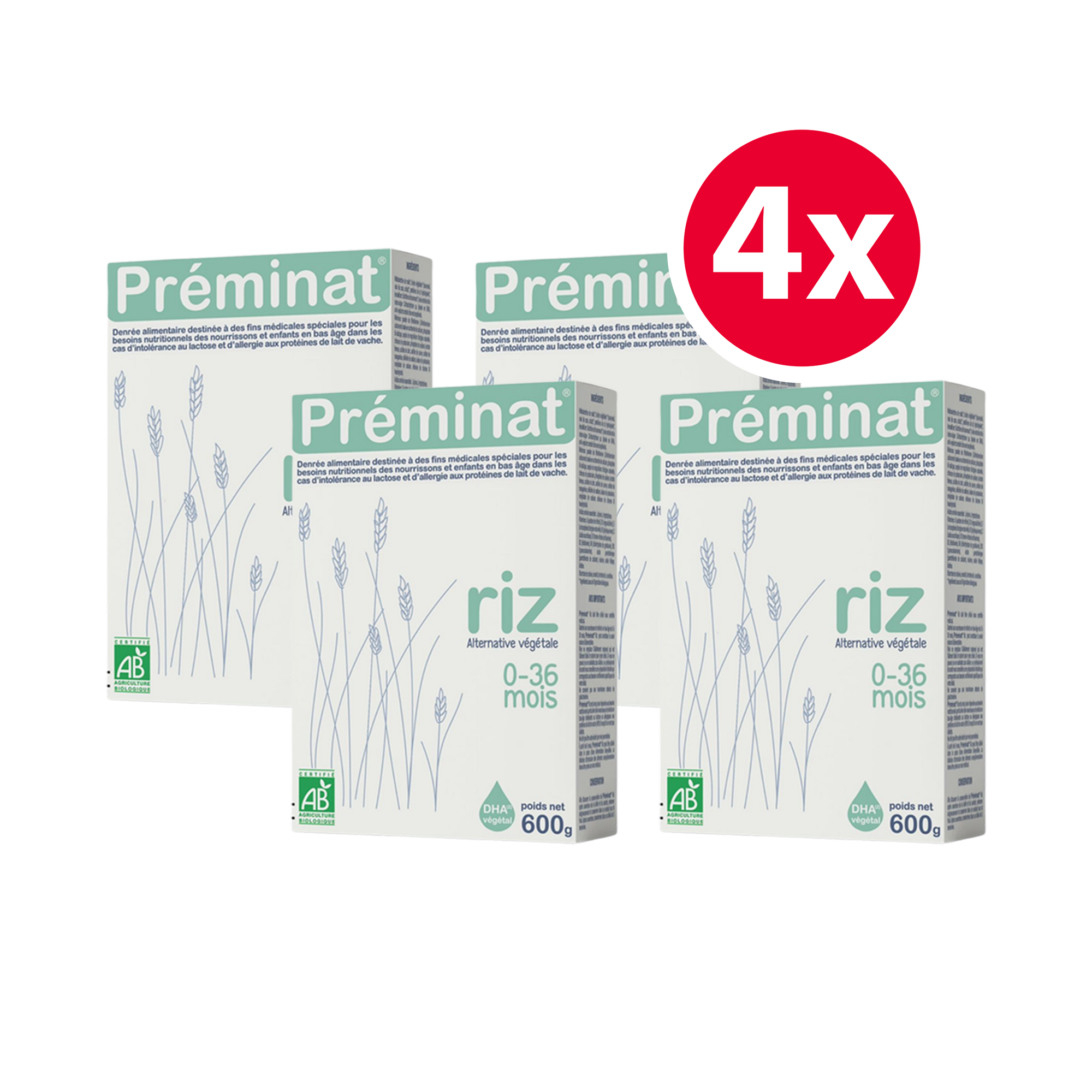 Préminat Riz Vegan Organic Infant Milk • All Stages