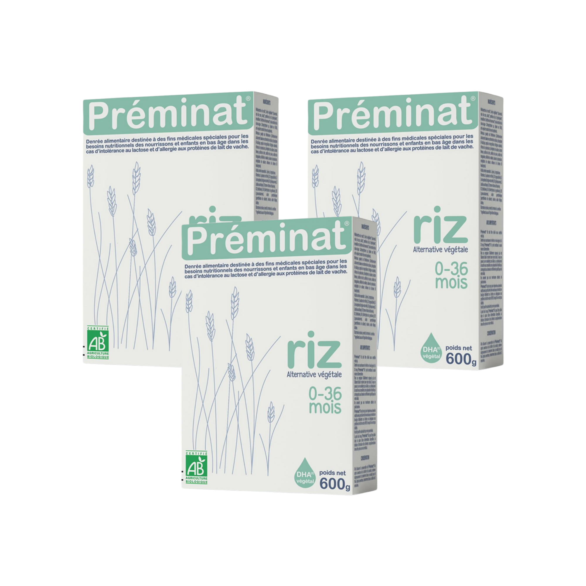 Préminat Riz Vegan Organic Infant Milk • All Stages